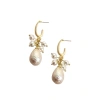 Ear needle pearl water drop details Picture